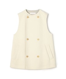 GALERIE VIE | ウールダブルフェイス トレンチベスト(ベスト)