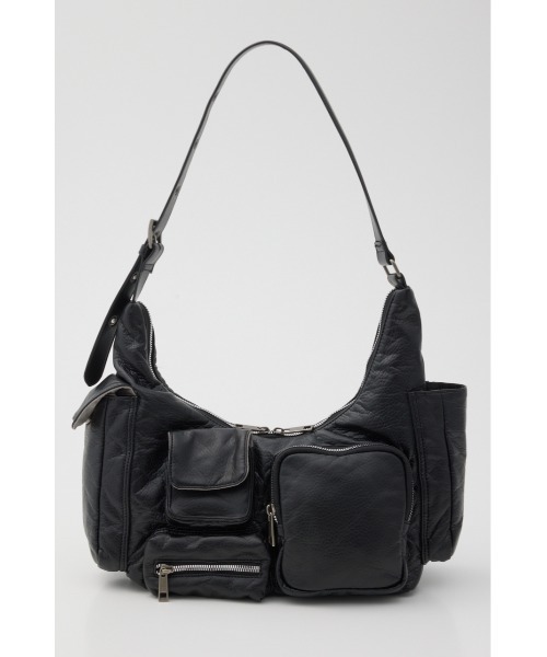 RODEO CROWNS WIDE BOWL（ロデオクラウンズワイドボウル）の「ポケットハンドバッグ（ハンドバッグ・レディース・ブラック/ブラウン/アンティークシルバー・FREE）」の12枚目の写真