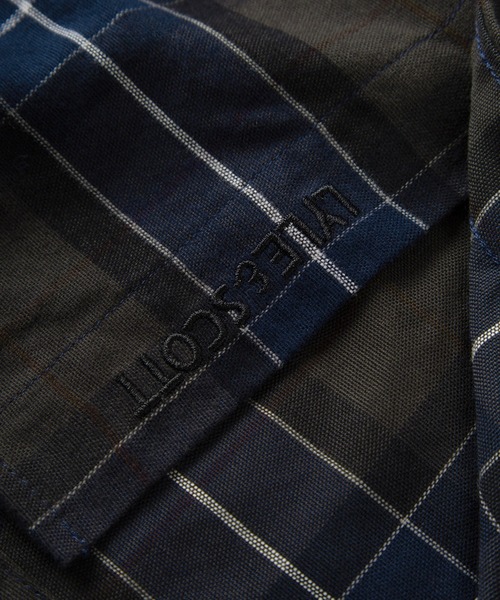 LYLE&SCOTT（ライルアンドスコット）の「【71】【LYLE & SCOTT/ライル&スコット】チェック／ストライプ オックスピーチシャツ（シャツ/ブラウス・メンズ・ダークネイビー/ワイン/ベージュ/ネイビー・XL/L/M）」の8枚目の写真