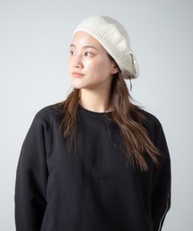 RACAL（ラカル）の「Cashmere Blend H.G Knit Beret / カシミヤ混ウール　ホールガーメントニットベレー（ニットキャップ/ビーニー）」