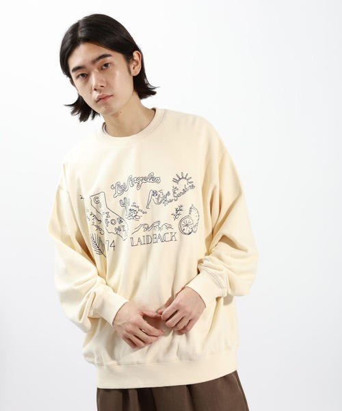 セール】落書きスウェット（スウェット）｜BAYFLOW（ベイフロー）の