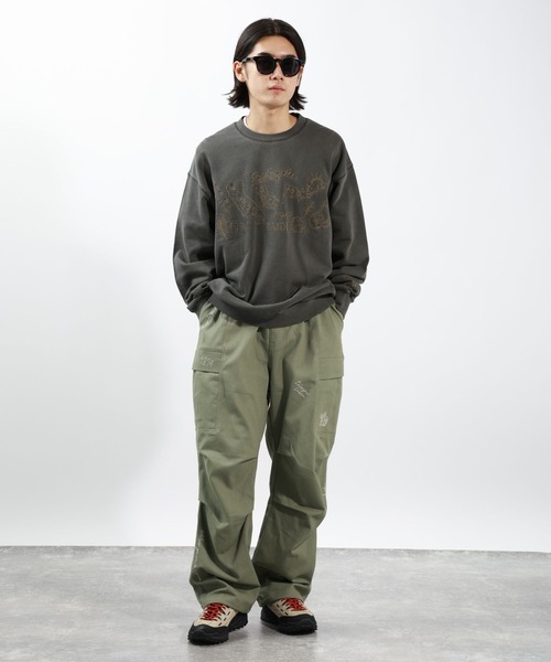 BAYFLOW(ベイフロー)の「落書きスウェット(スウェット・メンズ・オフホワイト/チャコールグレー・MEDIUM/LARGE)」の5枚目の写真
