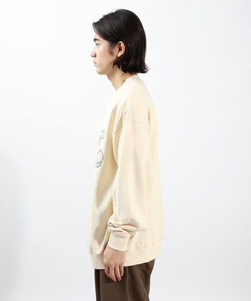 BAYFLOW(ベイフロー)の「落書きスウェット(スウェット・メンズ・オフホワイト/チャコールグレー・MEDIUM/LARGE)」の8枚目の写真