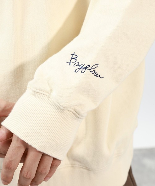 BAYFLOW(ベイフロー)の「落書きスウェット(スウェット・メンズ・オフホワイト/チャコールグレー・MEDIUM/LARGE)」の13枚目の写真