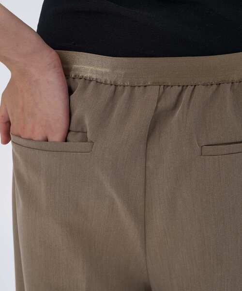 cloenc(クロエンス)の「【セットアップ/マシンウォッシュ】イージータックワイドパンツ(その他パンツ・レディース・ナチュラル/ダークグレー・02/03/01)」の14枚目の写真