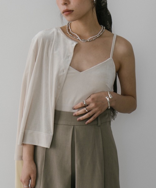 セール】カップインベロアボディースーツ（キャミソール）｜DRWCYS