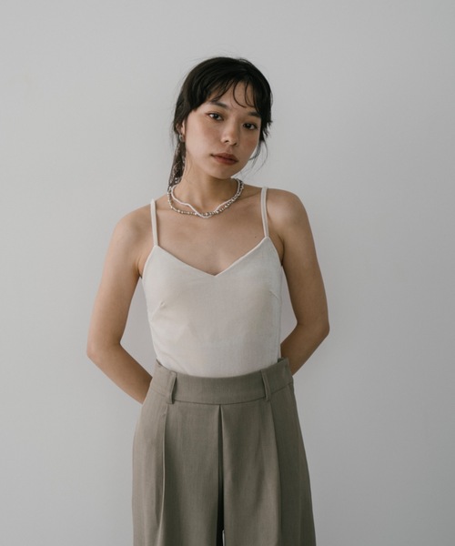 DRWCYS（ドロシーズ）の「カップインベロアボディースーツ（キャミソール・レディース・ブラック/ホワイト/ブラウン・FREE）」の18枚目の写真