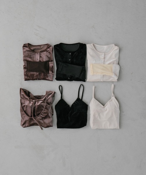 DRWCYS（ドロシーズ）の「カップインベロアボディースーツ（キャミソール・レディース・ブラック/ホワイト/ブラウン・FREE）」の16枚目の写真