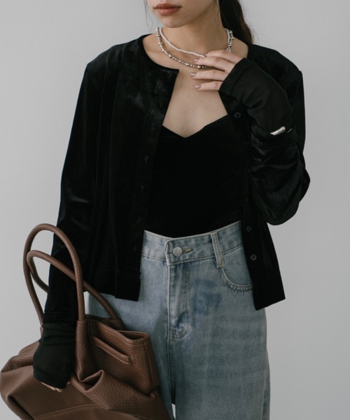 DRWCYS（ドロシーズ）の「カップインベロアボディースーツ（キャミソール・レディース・ブラック/ホワイト/ブラウン・FREE）」の11枚目の写真