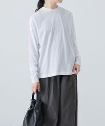 かぐれ | ハイツイストコットン長袖Tシャツ(Tシャツ/カットソー)
