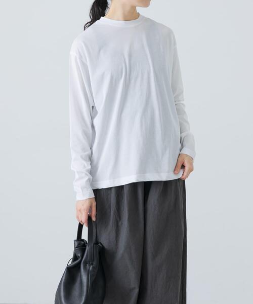 かぐれ（カグレ）の「ハイツイストコットン長袖Tシャツ（Tシャツ