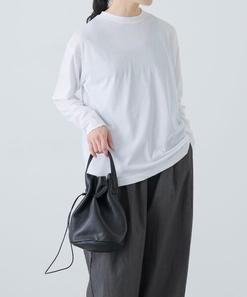 かぐれ（カグレ）の「ハイツイストコットン長袖Tシャツ（Tシャツ