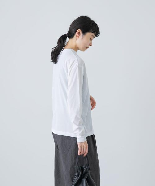かぐれ（カグレ）の「ハイツイストコットン長袖Tシャツ（Tシャツ