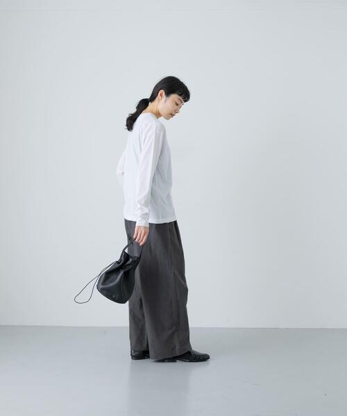 かぐれ（カグレ）の「ハイツイストコットン長袖Tシャツ（Tシャツ