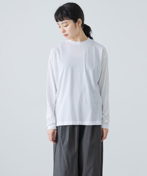 かぐれ（カグレ）の「ハイツイストコットン長袖Tシャツ（Tシャツ