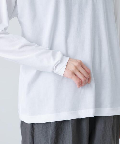 かぐれ（カグレ）の「ハイツイストコットン長袖Tシャツ（Tシャツ