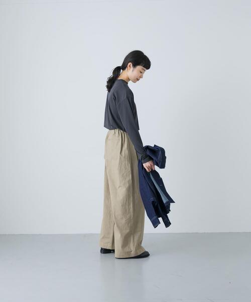 かぐれ（カグレ）の「ハイツイストコットン長袖Tシャツ（Tシャツ
