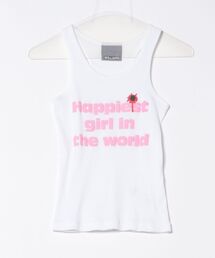 ASHLEY WILLIAMS（アシュリーウィリアムス）の「Ashley williams/アシュリーウィリアムズ/WHITE HAPPY VEST（タンクトップ）」