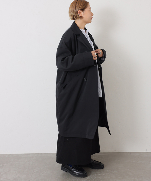 JOURNAL STANDARD LUXE（ジャーナルスタンダード　ラックス）の「サキソニーナカワタ Wブレストコート（その他アウター・レディース・ブラック/キャメル・FREE）」の9枚目の写真