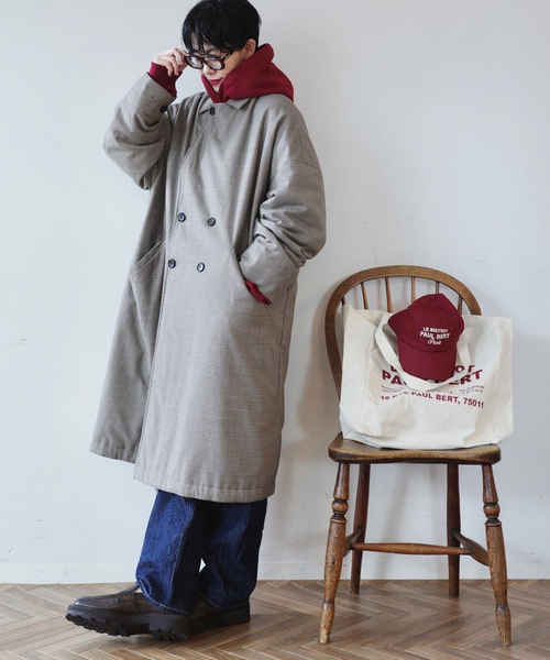 JOURNAL STANDARD LUXE（ジャーナルスタンダード　ラックス）の「サキソニーナカワタ Wブレストコート（その他アウター・レディース・ブラック/キャメル・FREE）」の11枚目の写真