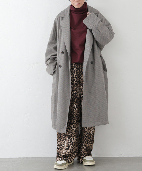 JOURNAL STANDARD LUXE（ジャーナルスタンダード　ラックス）の「サキソニーナカワタ Wブレストコート（その他アウター・レディース・ブラック/キャメル・FREE）」の17枚目の写真