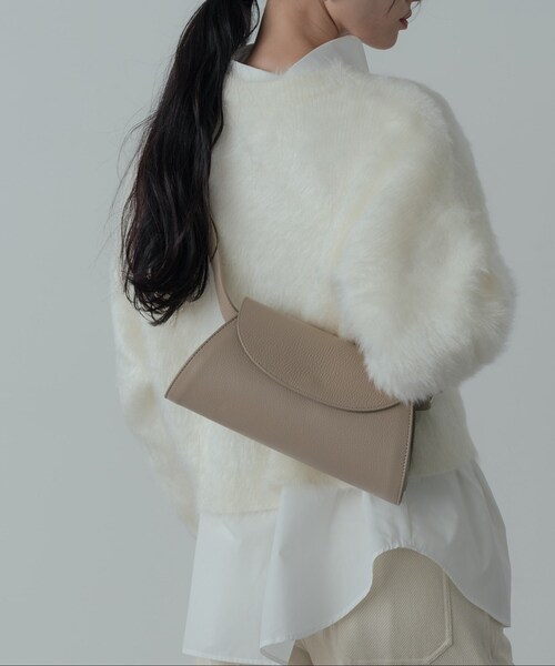 GALLEST（ギャレスト）の「レザーフラップショルダーバッグ（ショルダーバッグ・レディース・ブラウン系その他/ベージュ・00）」の8枚目の写真