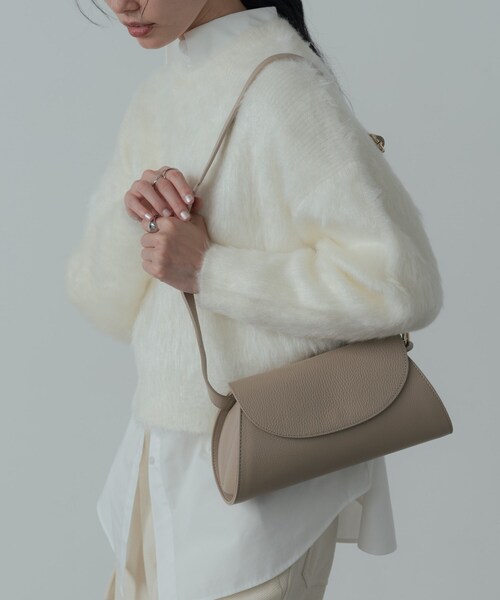 GALLEST（ギャレスト）の「レザーフラップショルダーバッグ（ショルダーバッグ・レディース・ブラウン系その他/ベージュ・00）」の16枚目の写真