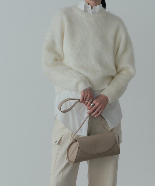 GALLEST（ギャレスト）の「レザーフラップショルダーバッグ（ショルダーバッグ・レディース・ブラウン系その他/ベージュ・00）」の13枚目の写真