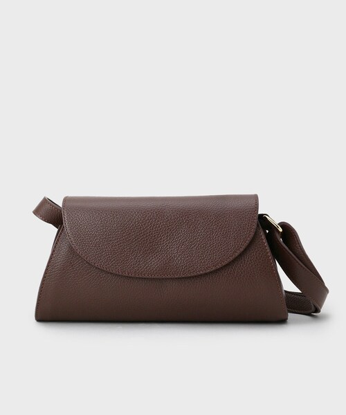 GALLEST（ギャレスト）の「レザーフラップショルダーバッグ（ショルダーバッグ・レディース・ブラウン系その他/ベージュ・00）」の4枚目の写真