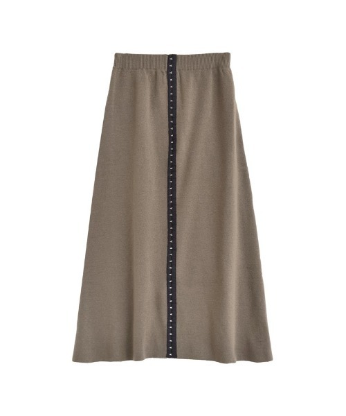 *りぃ出品* セール】ホックデザインニットナロースカート（スカート）｜Re