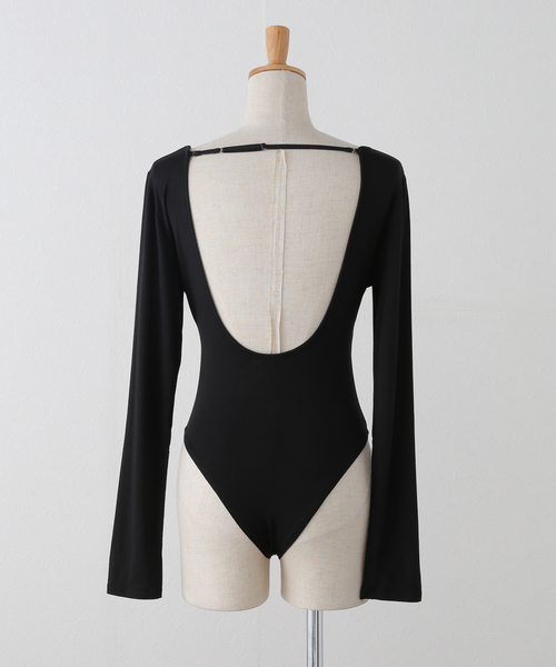 determ 未使用　デターム BODYSUIT カットソー トップス determ/デターム Scoop-Neck Bodysuit（その他アンダーウェア