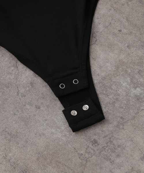 Noble（ノーブル）の「determ/デターム Scoop-Neck Bodysuit（その他アンダーウェア/インナー・レディース・ボルドー/ブラック・SMALL）」の12枚目の写真