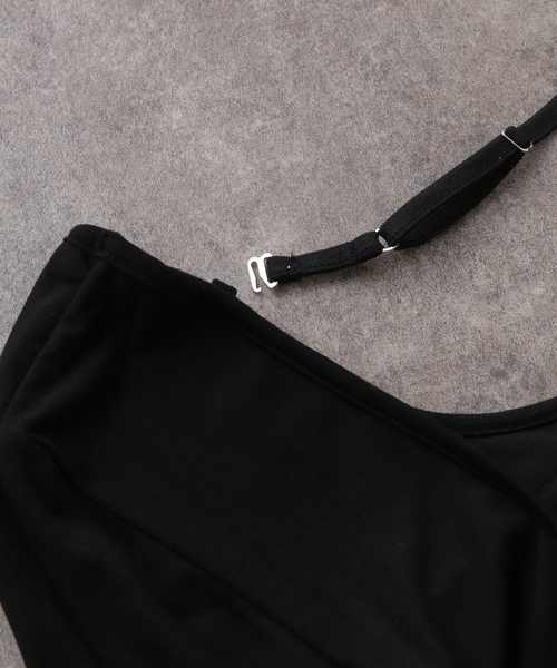 Noble（ノーブル）の「determ/デターム Scoop-Neck Bodysuit（その他アンダーウェア/インナー・レディース・ボルドー/ブラック・SMALL）」の13枚目の写真