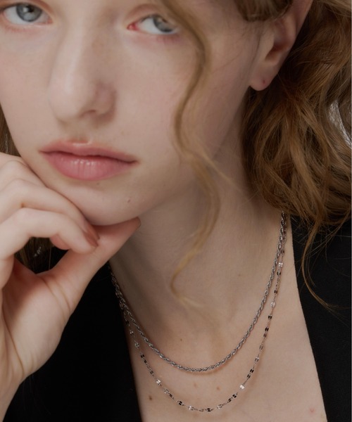 Su1.（スイ）の「【Su1.】【金属アレルギー対応】【ステンレス】ツイストチェーンフックネックレス（ネックレス・レディース・ゴールド/シルバー・FREE）」の15枚目の写真