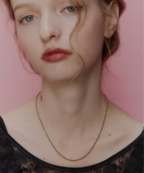 Su1.（スイ）の「【Su1.】【金属アレルギー対応】【ステンレス】ツイストチェーンフックネックレス（ネックレス・レディース・ゴールド/シルバー・FREE）」の11枚目の写真