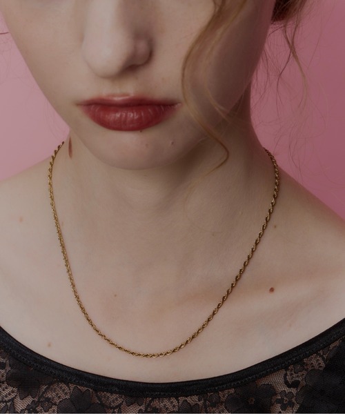 Su1.（スイ）の「【Su1.】【金属アレルギー対応】【ステンレス】ツイストチェーンフックネックレス（ネックレス・レディース・ゴールド/シルバー・FREE）」の12枚目の写真