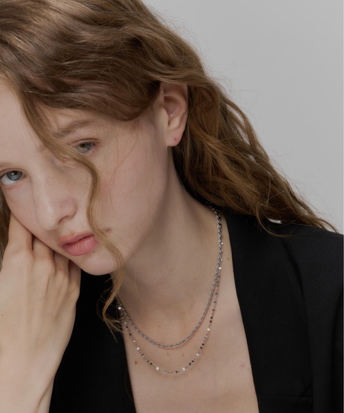 Su1.（スイ）の「【Su1.】【金属アレルギー対応】【ステンレス】ツイストチェーンフックネックレス（ネックレス・レディース・ゴールド/シルバー・FREE）」の20枚目の写真