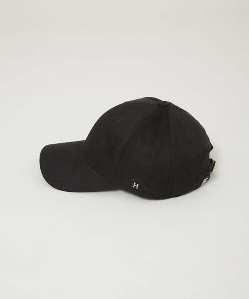 Healthknit（ヘルスニット）の「Healthknit/別注 フェイクスエードペナント刺繍キャップ（キャップ・メンズ・ブラック/ブラウン/チャコール・FREE）」の4枚目の写真
