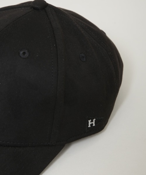 Healthknit（ヘルスニット）の「Healthknit/別注 フェイクスエードペナント刺繍キャップ（キャップ・メンズ・ブラック/ブラウン/チャコール・FREE）」の9枚目の写真