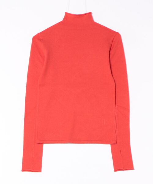 STYLEBLOCK（スタイルブロック）の「ニットフィンガーホールタートルネックプルオーバー（ニット/セーター・レディース・マスタード/オレンジ/パープル/ピンク/オフホワイト/ブルー/グレー/ブラック・M）」の8枚目の写真