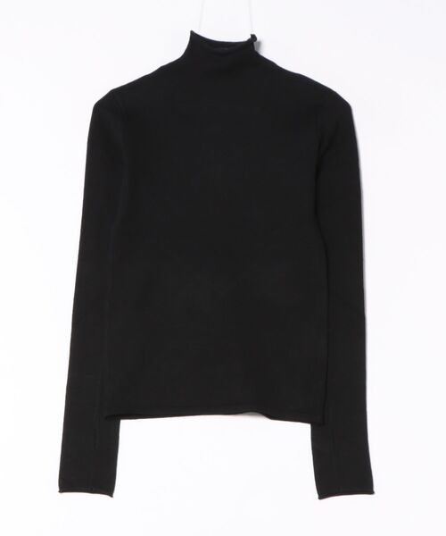 STYLEBLOCK（スタイルブロック）の「ニットフィンガーホールタートルネックプルオーバー（ニット/セーター・レディース・マスタード/オレンジ/パープル/ピンク/オフホワイト/ブルー/グレー/ブラック・M）」の2枚目の写真