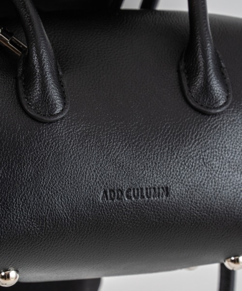 ADD CULUMN(アドカラム)の「【ADD CULUMN/アドカラム】2WAY ミニボストンバッグ ショルダーバッグ LOP BOSTON S(ショルダーバッグ・レディース・ブラック/ラベンダー・FREE)」の12枚目の写真