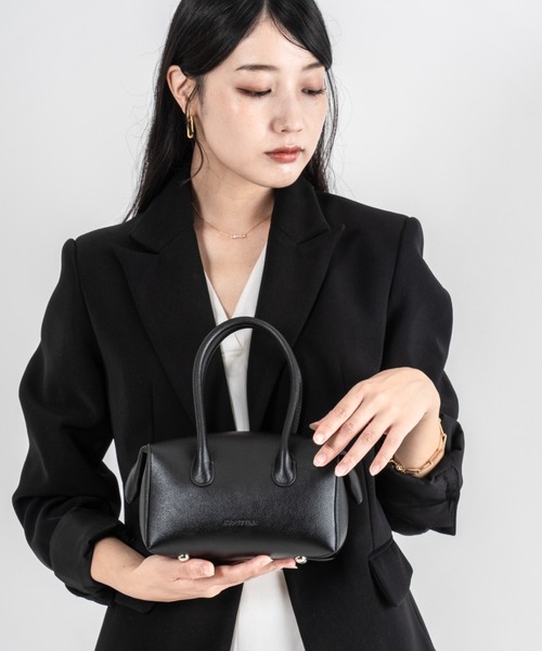 ADD CULUMN(アドカラム)の「【ADD CULUMN/アドカラム】2WAY ミニボストンバッグ ショルダーバッグ LOP BOSTON S(ショルダーバッグ・レディース・ブラック/ラベンダー・FREE)」の10枚目の写真