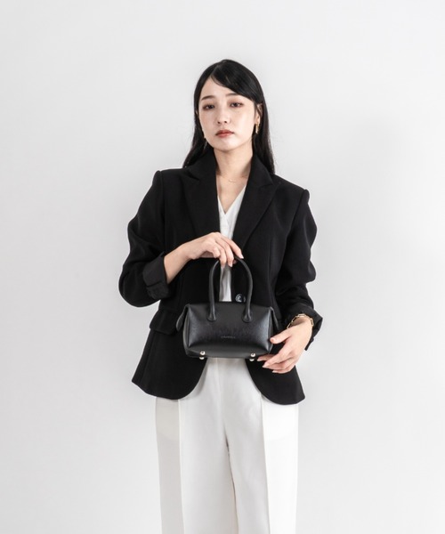 ADD CULUMN(アドカラム)の「【ADD CULUMN/アドカラム】2WAY ミニボストンバッグ ショルダーバッグ LOP BOSTON S(ショルダーバッグ・レディース・ブラック/ラベンダー・FREE)」の8枚目の写真