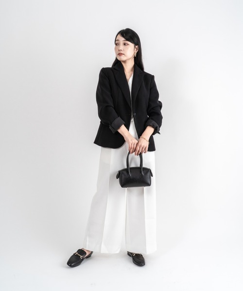 ADD CULUMN(アドカラム)の「【ADD CULUMN/アドカラム】2WAY ミニボストンバッグ ショルダーバッグ LOP BOSTON S(ショルダーバッグ・レディース・ブラック/ラベンダー・FREE)」の15枚目の写真