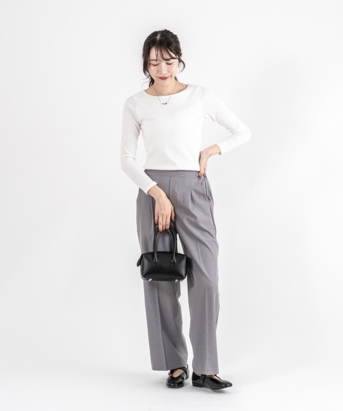 ADD CULUMN(アドカラム)の「【ADD CULUMN/アドカラム】2WAY ミニボストンバッグ ショルダーバッグ LOP BOSTON S(ショルダーバッグ・レディース・ブラック/ラベンダー・FREE)」の19枚目の写真