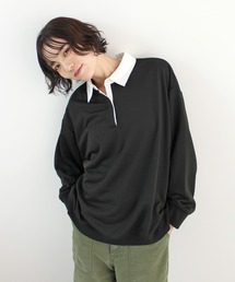 裏毛ポロスウェット