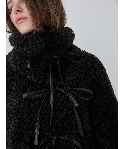 Synthetic Fur Lace-up Jacket/シンセティックファー レースアップ