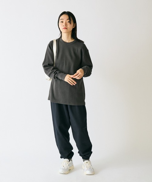 Healthknit/ヘルスニット Thermal King Raschel Honeycomb Crew Damage