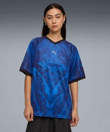 PUMA | PUMA プーマ ユニセックス プーマテック-X AOP リラックスド フットボール 半(Tシャツ/カットソー)